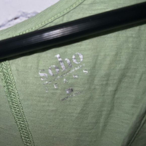soho jeans green tank top size M - Picture 3 of 4